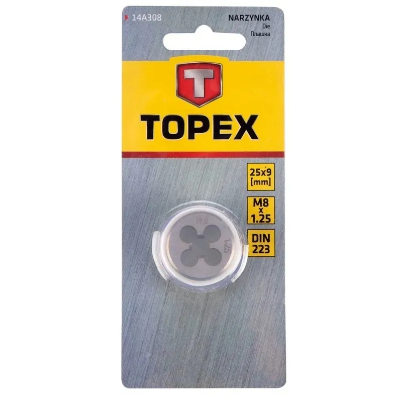 narzynka-m8x125-topex-stan-nowy