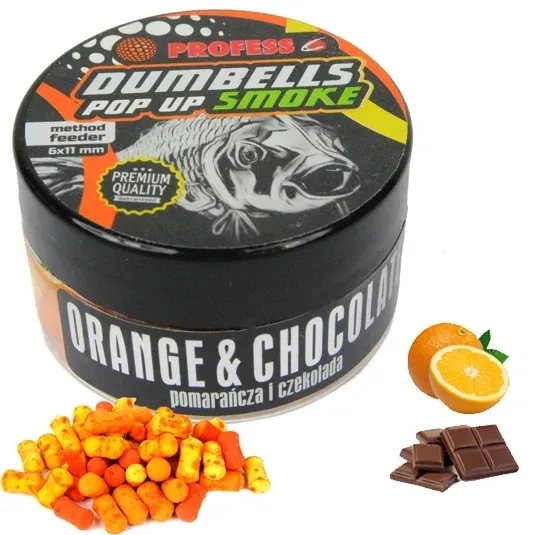 DUMBELLS POP UP PROFESS FLUO OMARAŃCZ CZEKOLADA