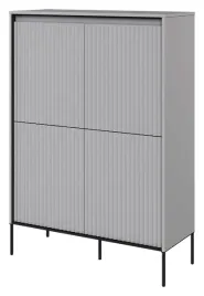 komoda-wysoka-z-polkami-trend-tr-03-szara-lenart