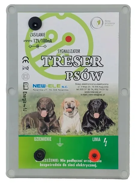 Elektryzator pastuch ogrodzeniowy EPU TRESER PSÓW 1J