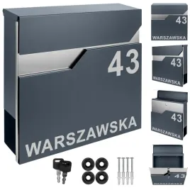 skrzynka-na-listy-z-adresem-numerem-domu-personalizowana-wzory-antracytowa