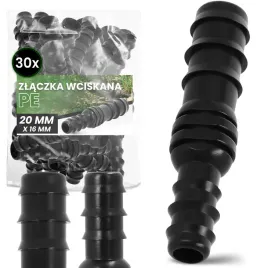 30x-zlaczka-pe-20x16-mm-wciskana-wtyk-lacznik-rur-systemu-nawadniania
