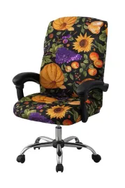 pokrowiec-na-fotel-biurowy-wzor-jesienny-sloneczniki-i-dynie