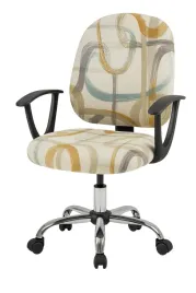 pokrowiec-na-krzeslo-biurowe-obrotowe-wzor-abstrakcyjny-kremowy