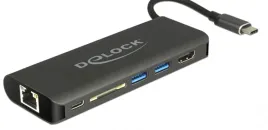 delock-87721-stacja-dokujaca-usb-3-2-gen-1-3-1-gen-1-type-a-czarny