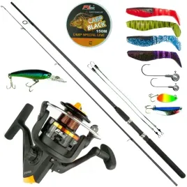 zestaw-spinning-wedka-24m-kolowrotek-6bb-gumy-z16