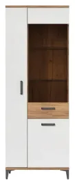 witryna-z-polkami-snobi-sb7-dab-craft-zloty-bialy