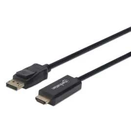 manhattan-153201-adapter-kablowy-18-m-displayport-hdmi-czarny