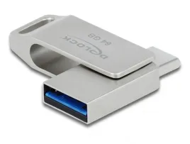 delock-pendrive-usb-c-typ-a-5-gbps-64-gb-metalowa-obudowa