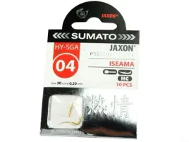 10szt-haczyk-haczyki-z-przyponami-sumato-jaxon-iseama-4-leszcz