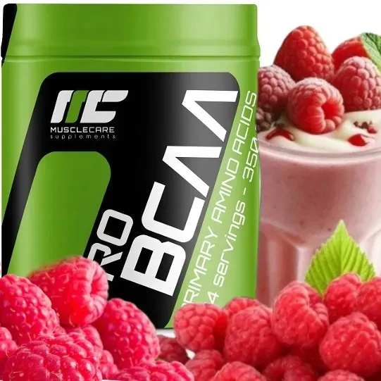 AMINOKWASY BCAA regeneracja Muscle Care Pro BCAA 350 g MALINA
