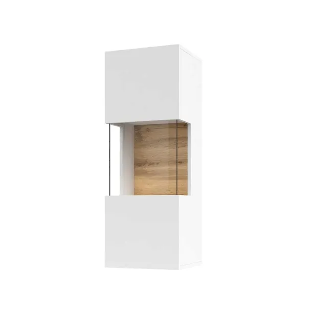 witryna-wiszaca-ava-07-bialy-dab-wotan-kolor-frontow-bialy