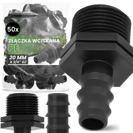 50x-zlaczka-pe-20x3-4-gz-wciskana-wtyk-lacznik-rur-systemu-nawadniania