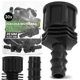30x-zlaczka-pe-20x1-2-gw-wciskana-wtyk-lacznik-rur-systemu-nawadniania