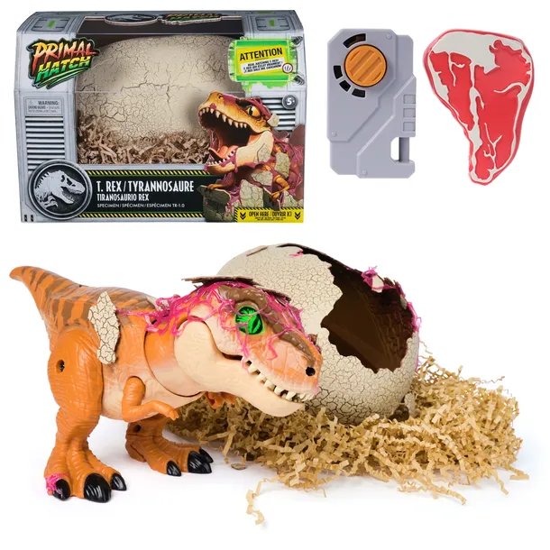 Figurka interaktywna Spin Master Primal Hatch Jurassic World T. Rex
