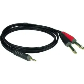 klotz-ay5-0300-kabel-m-jack-2-x-jack-3m