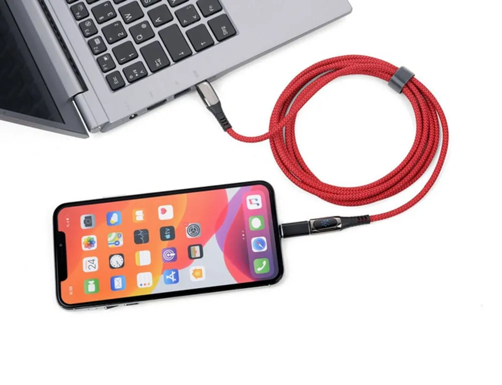 troika-cbl20-rd-kabel-usb-2-m-usb-c-usb-c-lightning-czerwony