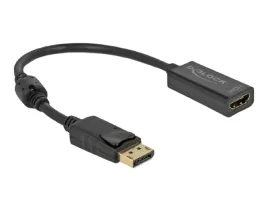 delock-adapter-displayport-1-2-meski-hdmi-zenski-4k-pasywne-czarny