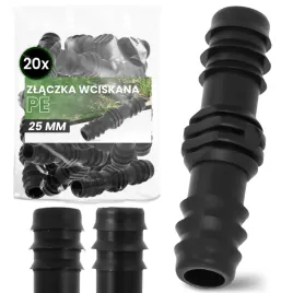 20x-zlaczka-pe-25x25-mm-wciskana-wtyk-lacznik-rur-systemu-nawadniania