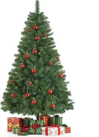 choinka-z-lampkami-180-cm-z-metalowym-stojakiem-i-czerwonymi-bombkami