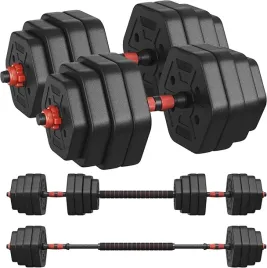 hatnle-bitumiczne-2-x-20-kg-zestaw-ze-sztanga-domowy-trening-regulowane