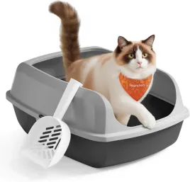 kuweta-dla-kota-otwarta-z-szufelka-duza-wysokie-scianki-golebi-szary