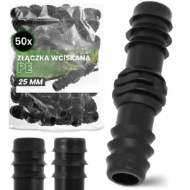50x-zlaczka-pe-25x25-mm-wciskana-wtyk-lacznik-rur-systemu-nawadniania