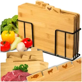 4xdeska-do-krojenia-zestaw-serwowania-kuchenna-bambusowa-drewniana-stojak