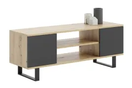 szafka-rtv-focus-155-cm-nogi-metalowe-dab-artisan-czarny