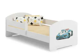 lozko-dzieciece-luk-z-barierka-140x70-policja