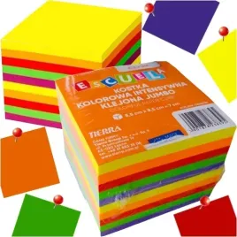 bloczek-karteczki-klejone-tres-kostka-85x85mm-7cm-intensywne-5-kolorow