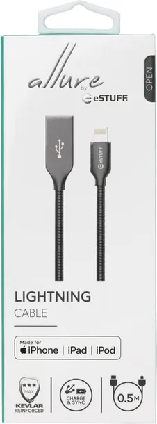 estuff-es601065-kabel-lightning-05-m-szary