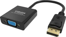 vision-tc-dpvga-bl-adapter-kablowy-displayport-vga-d-sub-czarny