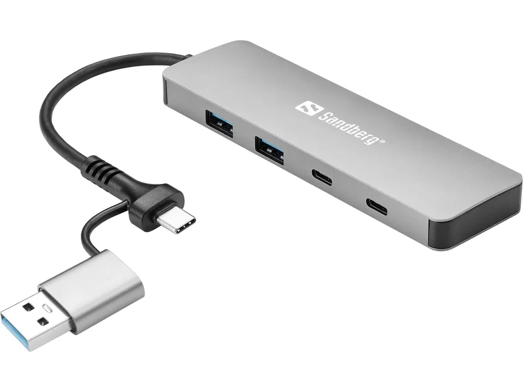 sandberg-usb-c-a-to-2xusb-a-2xusb-c-hub