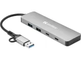 sandberg-usb-c-a-to-2xusb-a-2xusb-c-hub