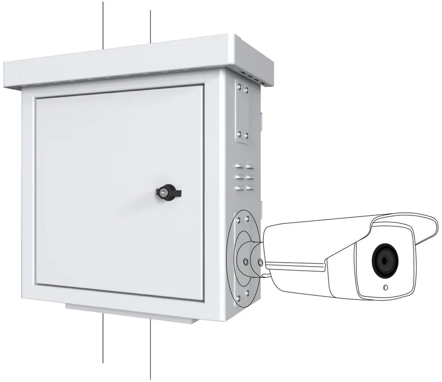 lanview-rcctv001-stojak-0u-bialy