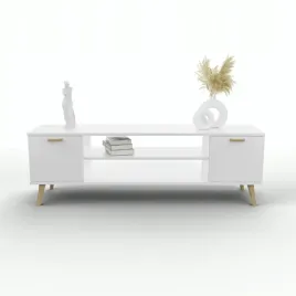 szafka-rtv-135-cm-skandynawska-biala-nogi-drewniane