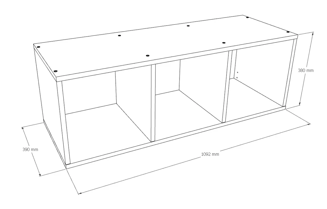 regal-modulowy-modus-bialy-3x1-stan-nowy