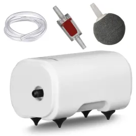 cichy-napowietrzacz-do-akwarium-2w-180l-h-kamien-zawor