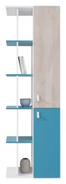 regal-z-polkami-planet-pl5-bialy-lux-dab-morsk