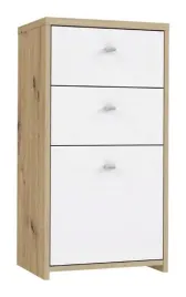 komoda-waska-z-szufladami-best-chest-dab-artisan-biale-fronty-sqnk211-forte