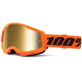 gogle-100percent-strata-2-neon-orange-zlote-lustro-lustrzanka-nowy-model