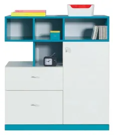 komoda-z-szufladami-mobi-mo9-bialy-lux-turkus