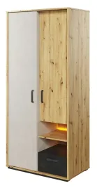 szafa-dwudrzwiowa-mlodziezowa-z-polkami-i-drazkiem-qubic-03-dab-artisan