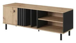 szafka-rtv-138-madis-dab-artisan-czarny-antracyt