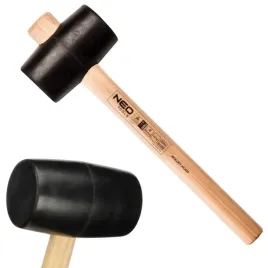 neo-mlotek-gumowy-czarny-65-mm-425-g-trzonek-z-drewna-hikorowego-25-052
