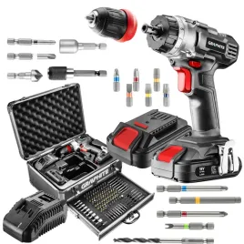 graphite-zestaw-wiertarko-wkretarka-2x2ah-18v-10mm-uchwyt-109el-walizka