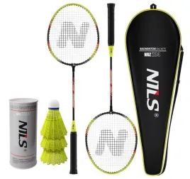 nils-zestaw-2-rakiety-rakietki-3-lotki-do-gry-w-badmintona-w