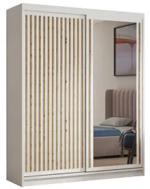 szafa-przesuwna-dwudrzwiowa-lamele-lustro-100-cm-bialy-dab-artisan-drax