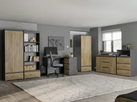 zestaw-mebli-dzieciecych-mlodziezowych-z-biurkiem-neo-02-antracyt-dab-craft